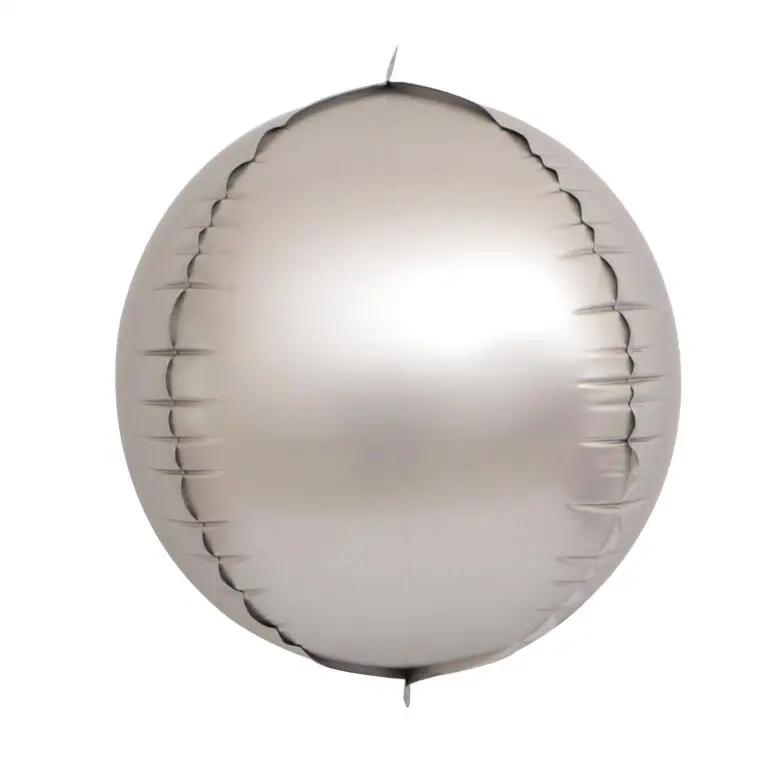 metal silver 20 шт. 10 дюймов 4D розовое золото Серебряная Фольга Воздушный шар День рождения Свадебные украшения День Святого Валентина юбилей Детские принадлежности для душа - Цвет: metal silver