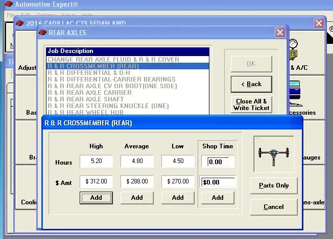 Новый автомобильный эксперт v9.61 лучшее управление магазином программное