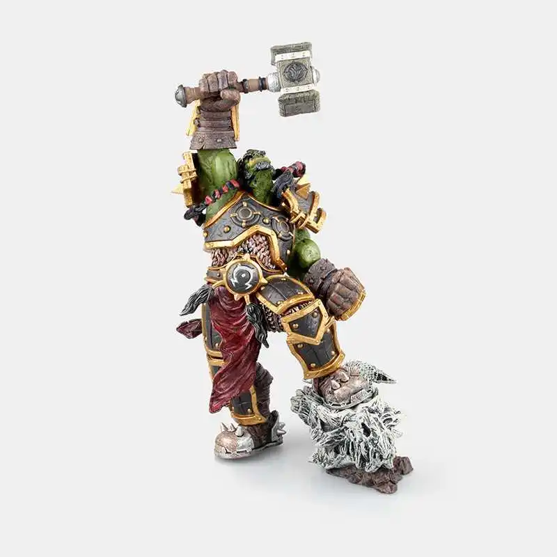 WOW Thrall вождь Орды орк шамман экшн фигурка игрушки кукла ПВХ ACGN Коллекционная