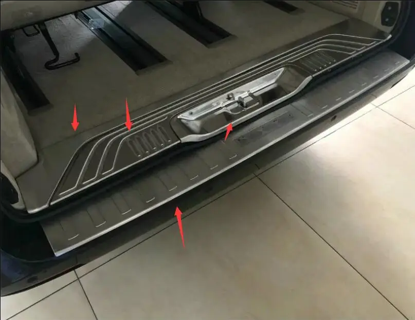 Протектор заднего бампера пороговое покрытие обшивка порога для Mercedes Benz Metris Valente