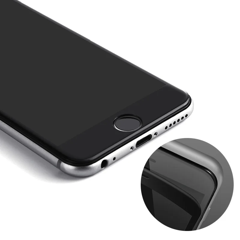 3D мягкий край Полное 9H закаленное стекло для iphone X 6 6s plus 7 8 защита экрана Защитная