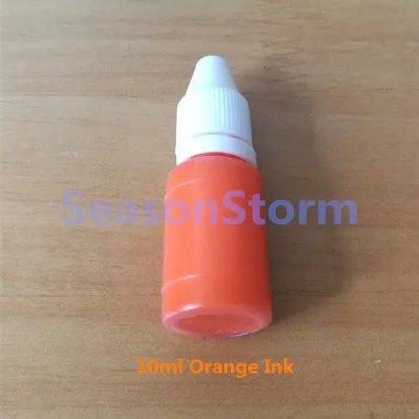Orange Stamp Ink 4 шт./компл. дикий лес оттиск животного DIY игрушка светочувствительное уплотнение смешной планировщик для скрапбукинга штампы и штампы для изготовления карт - Цвет: Orange Stamp Ink