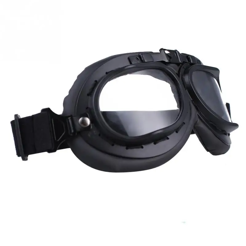 Мода прозрачный шлем стимпанк мотоцикл очки старинные пилот велосипед |