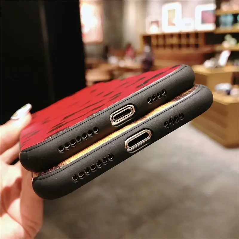 Чехол для iPhone 6 6S 7 8 Plus X Xr Xs Max модный винтажный мягкий чехол из ТПУ с леопардовым