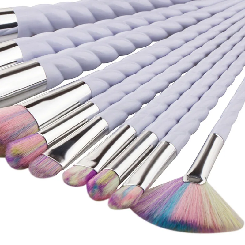 10 шт. кисточки для нанесения основы под макияж|makeup brushes|set makeup brushesset |