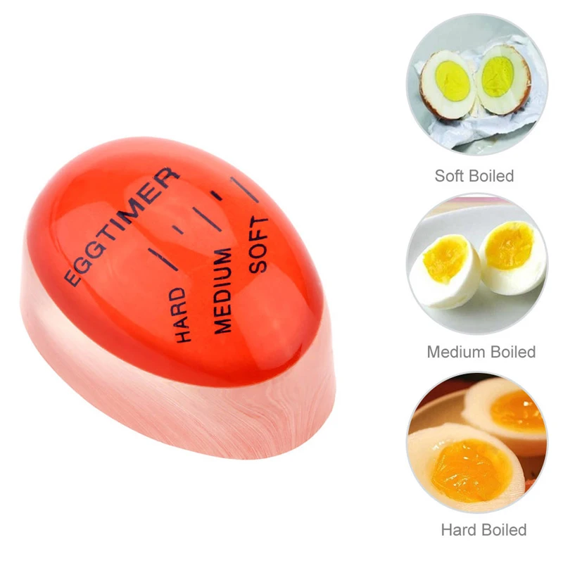 1 шт. таймер для яиц Идеальный цветной с изменяющимся вкусным мягким вареным