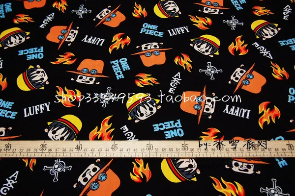 140*100 см Пиратская Милая Детская хлопчатобумажная ткань для шитья DIY материал