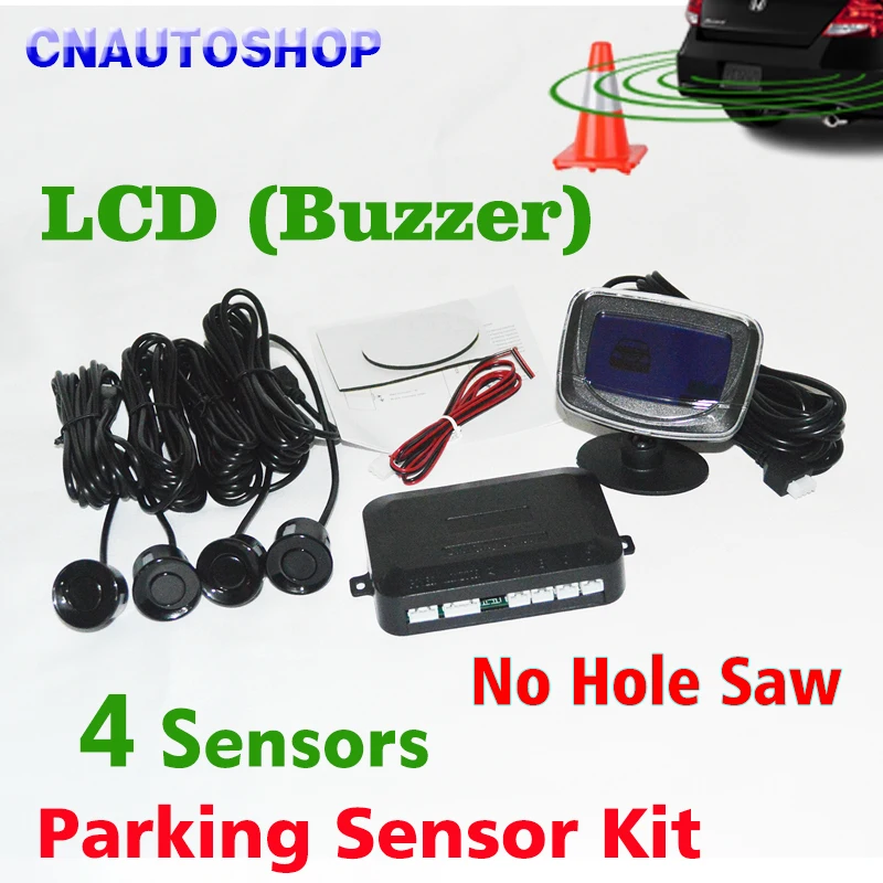 4 датчика без сверла отверстие пилы английский человеческий голос LCD датчик
