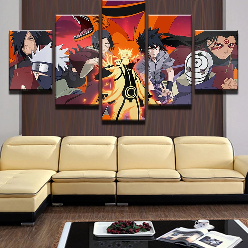 5 шт. модульные персонажи Наруто | Дом и сад