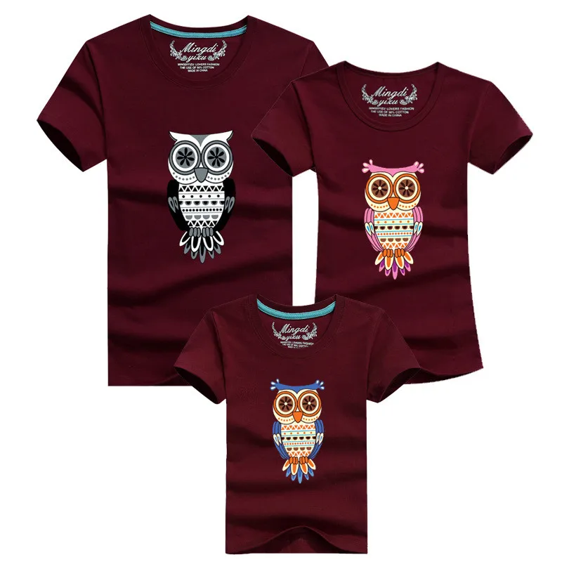 1 шт. летние одинаковые комплекты для всей семьи футболки папы и ребенка с милой