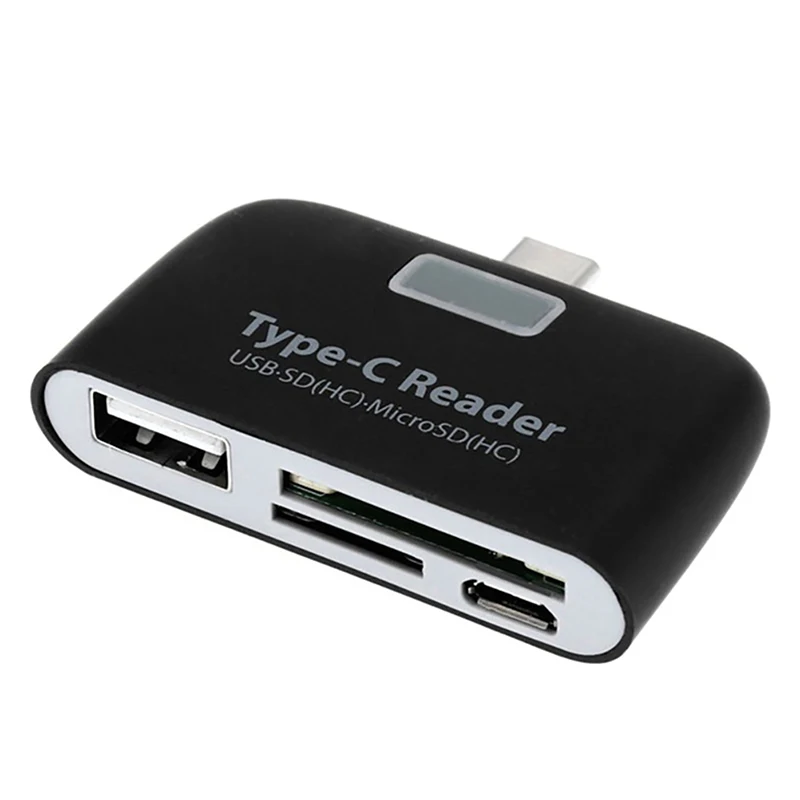 USB3.1 Type-C Card Reader USB-C to USB2.0 SD TF Micro USB Multifunction Converter for Phone Computer Date Transfer Use | Компьютеры и