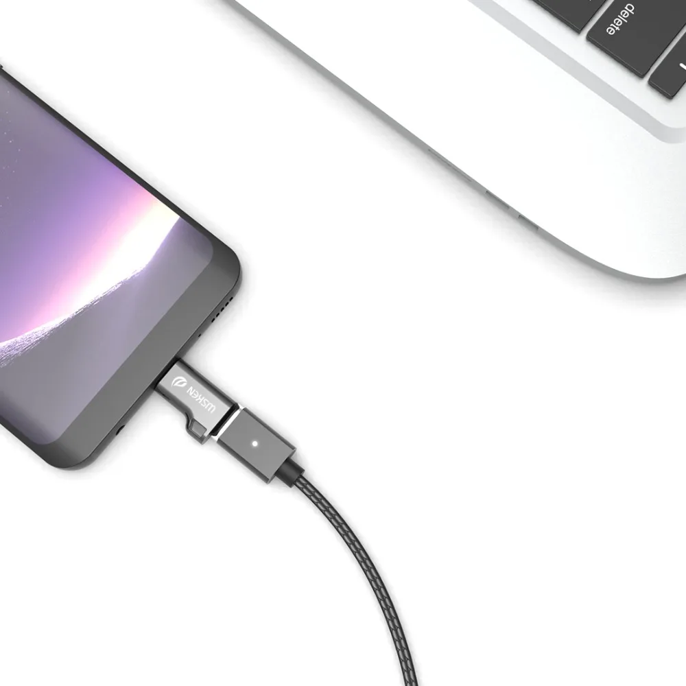 Оригинальный адаптер xiaomi Mijia USB Type C поддержка передачи данных micro U разъем для