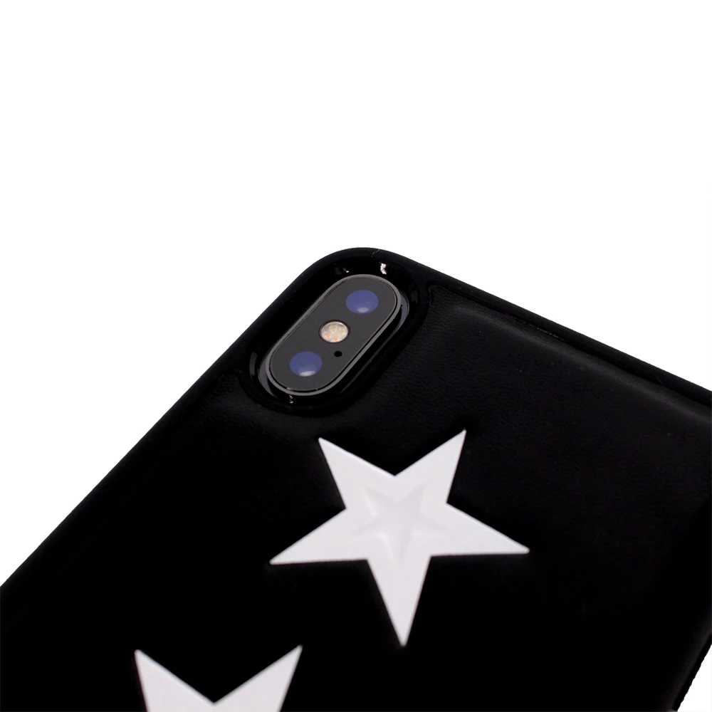 Японская мода телефон чехол для iPhone 6 7 8 плюс кожаная лампа-рефлектор Звезда Мягкая из ПУ для задней крышки для iPhone X XR Xax чехол