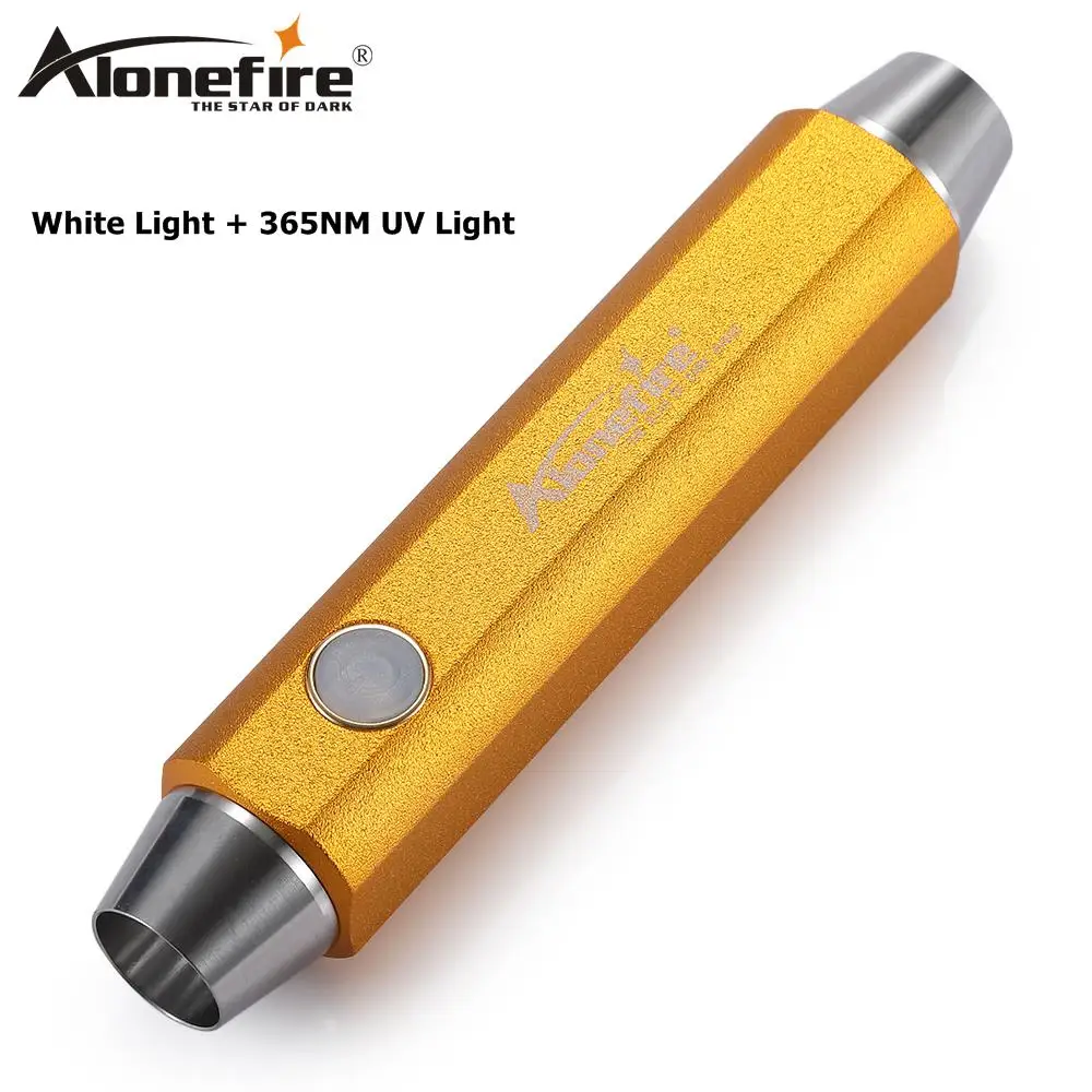 

AloneFire SV200 led flashlight 365NM UV Light and White Light 5W Gem LED Torch for Jewelry Gemstone Identification