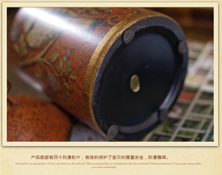 В стиле Мориса, пасторальный цветочный и птичий принт, керамический резервуар для хранения, Роскошный Ретро домашний декоративный горшок в богемном стиле