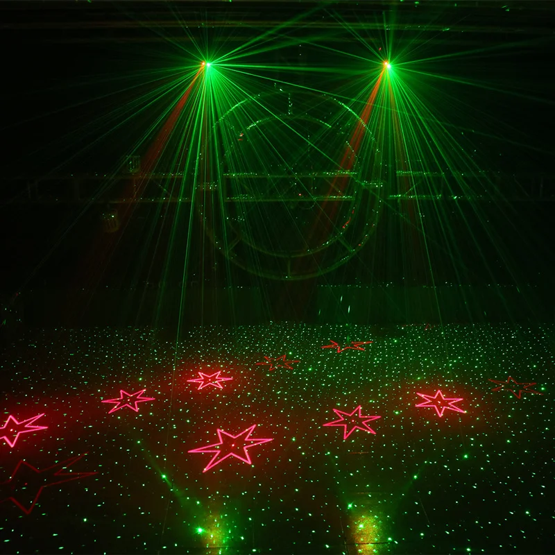 AUCD мини 3 головки RGB Moon Star Gobo лазерный световой пучок акулы DMX профессиональные вечерние дискотеки Шоу DJ сценическое освещение DJ-3HP