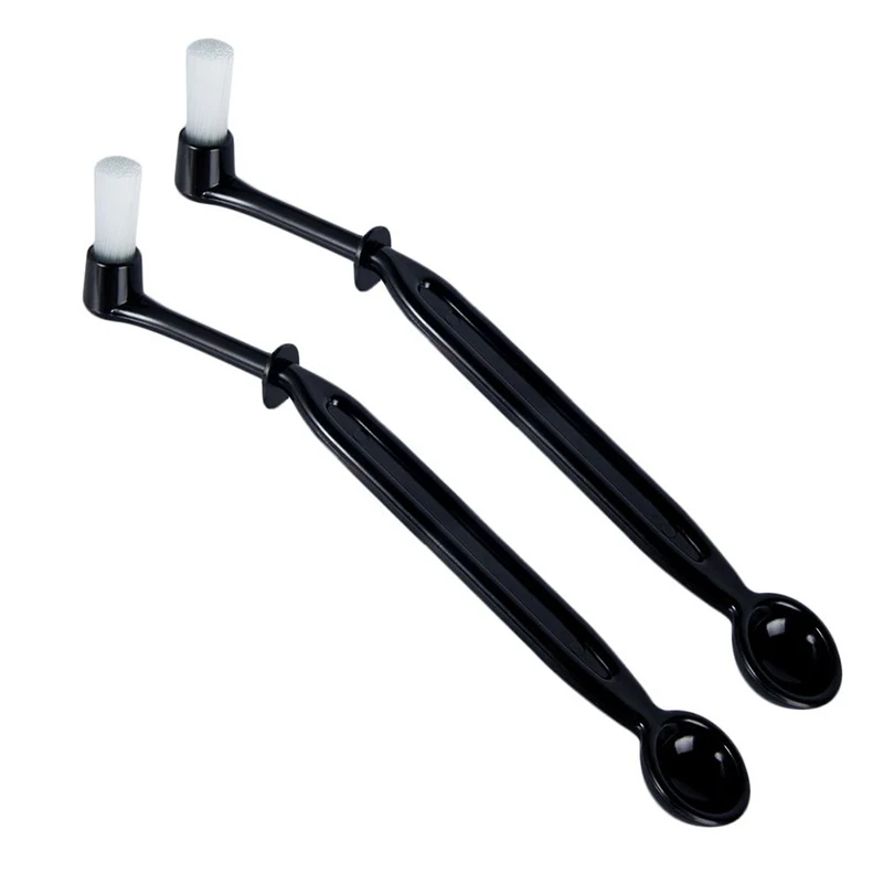 2 pack of A 2 в 1 щетка для чистки кофе и ложка, инструменты для очистки эспрессо - Цвет: 2 pack of A