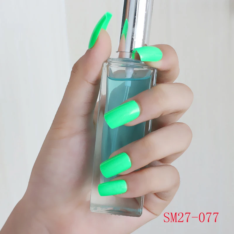 24 шт./компл. искусственные ногти акриловые длинные квадратные головки Полный