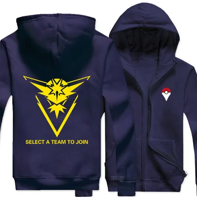 2 Новые толстовки для мужчин и женщин для Аниме Pokemon Team Mystic Valor Instinct дизайн толстовка унисекс пальто толстовка - Цвет: 2