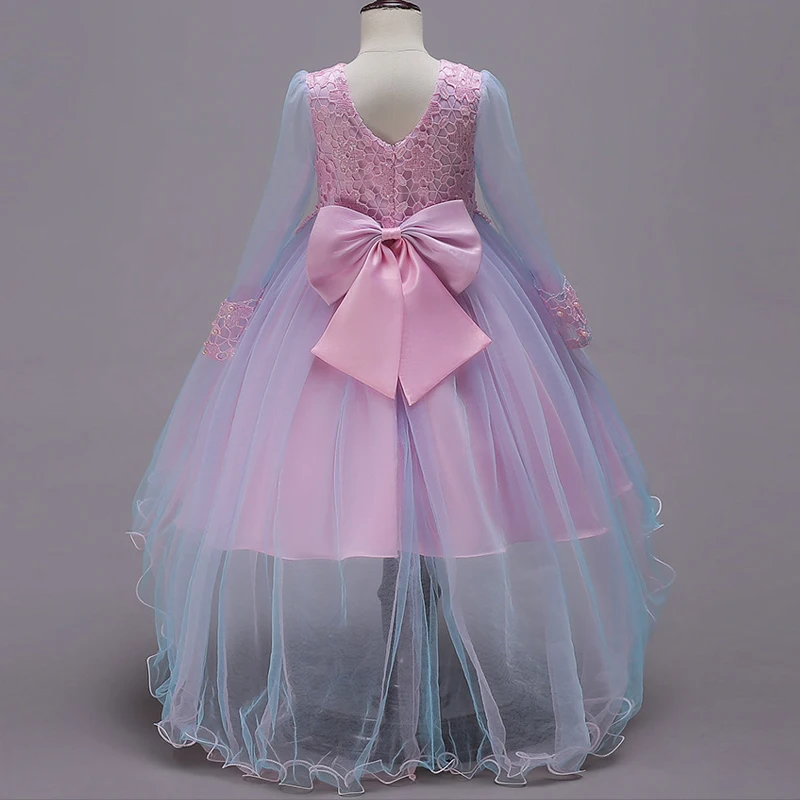 New Kids Dresses For Summer Wedding Girls Dress Chiffon Princess Christmas Party Clothes Toddler Vestido | Детская одежда и обувь