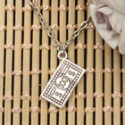 Подвеска с крестом для мужчин и женщин, круглая цепочка с кулоном в виде монеты 100 долларов, серебристое ожерелье сделай сам, ювелирное изделие в подарок