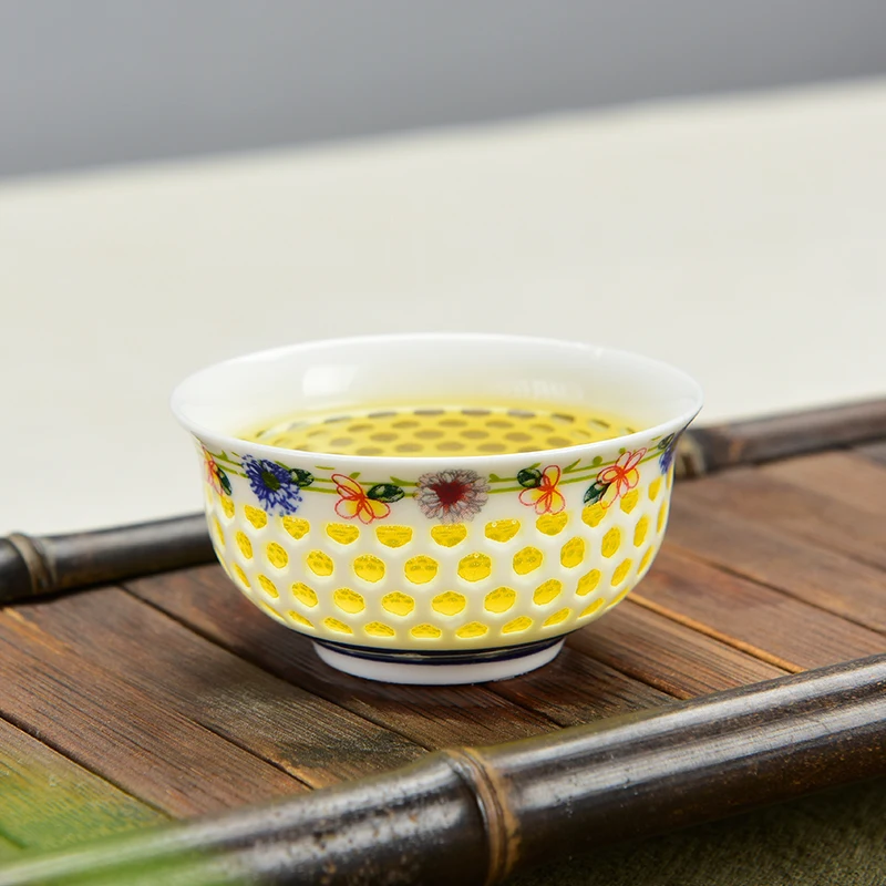 2 шт./лот 50 мл креативная китайская сине белая фарфоровая керамическая сотовая