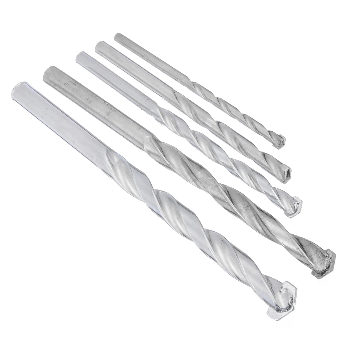 

5Pcs Masonry Drills Bit Carbide Tipped Concrete Brick Tile & Stone Drilling Set 4/5/6/8/10mm For Electric Drill Power Tools