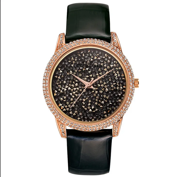 Женские кварцевые часы с кристаллами в японском стиле|montre design|montre japanmontre women |