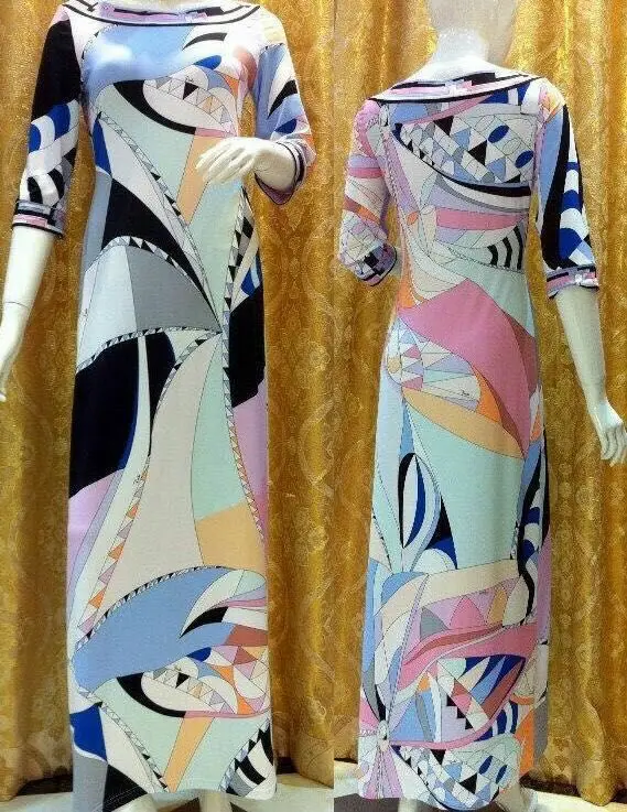 Женское эластичное трикотажное платье из шелка в европейском стиле|jersey dress|silk jersey