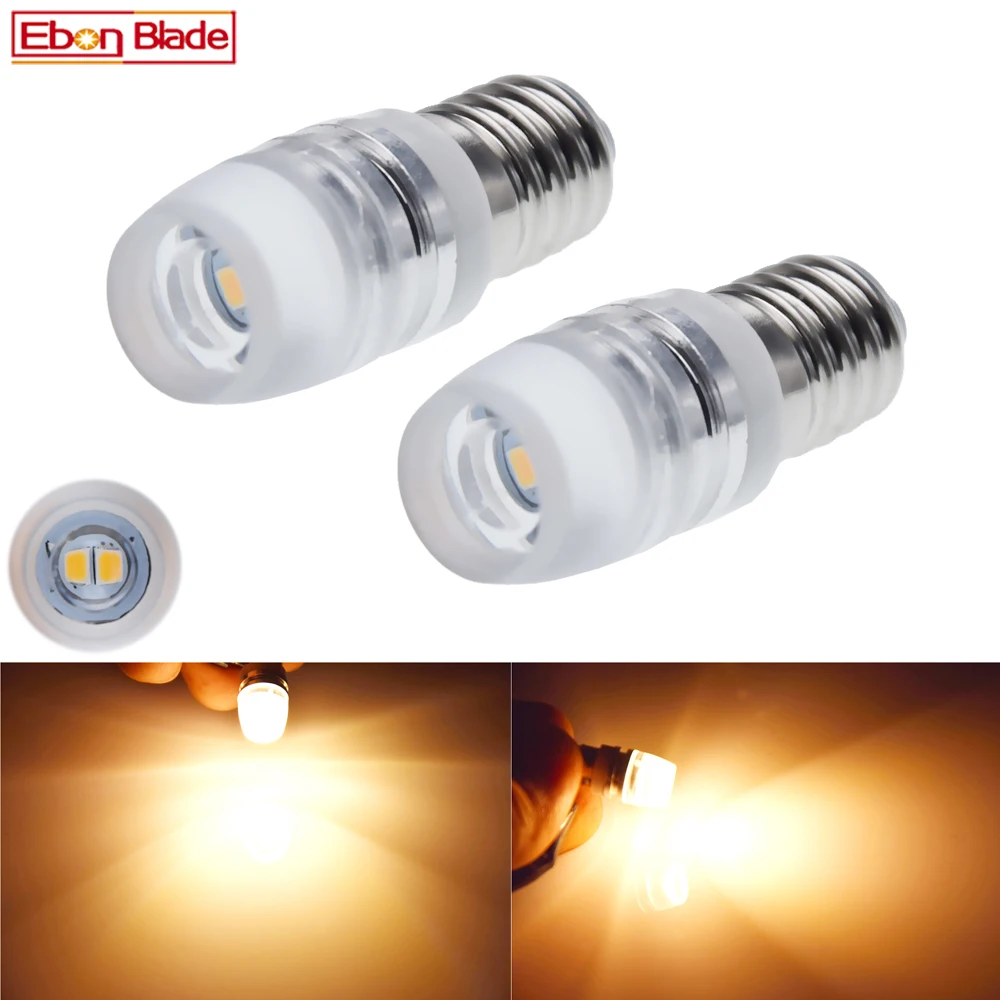 2 x E10 лампочки 6V 12V 24V LED Винт 1447 база индикатор лампы мини предупреждение