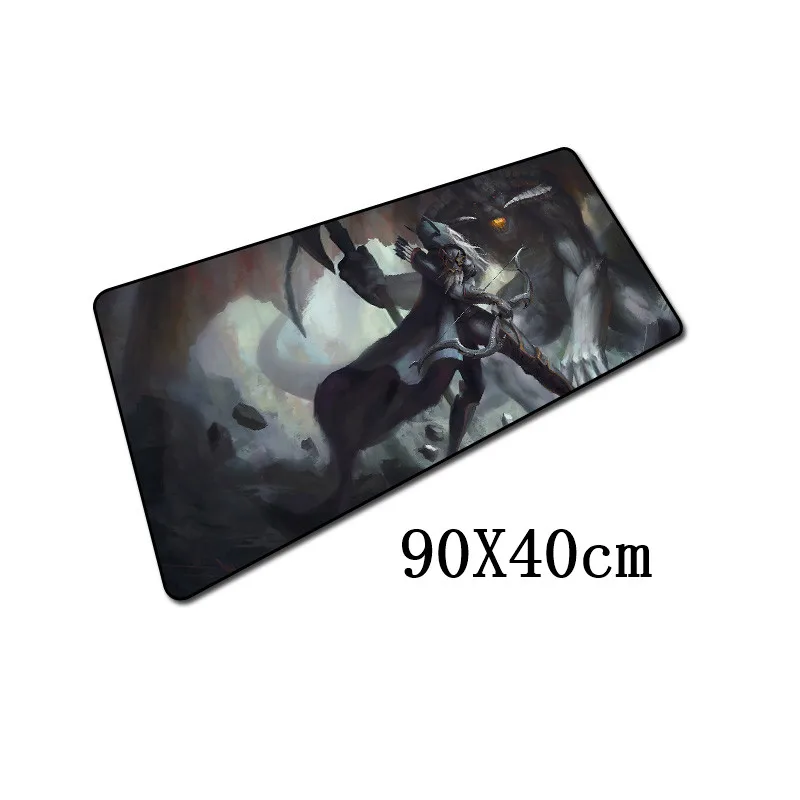 FFFAS 90x40 см World of Warcraft коврик для мыши XL Большой Противоскользящий большой стол подушка коврик для мыши игровая геймерская мышь клавиатура настольные коврики - Цвет: Model I