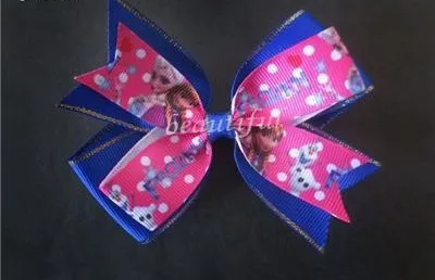 Новинка 2015 года Высокое качество Лента для волос Бант с клипсой детей 22