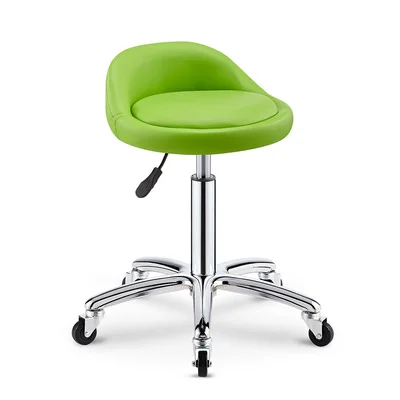

Beauty Salon Hairdresser Stool Pulley Nail Backrest Stool Round Lifting Rotary Bar Chair Minimalist Modern Chair Stool Dotomy