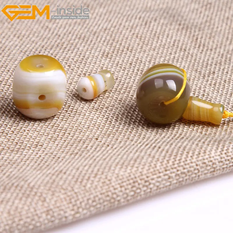 Бесплатная доставка! 3 HolesNatural Yellow Botswana Sardonyx Агаты Будда Молитвенные Четки гуру