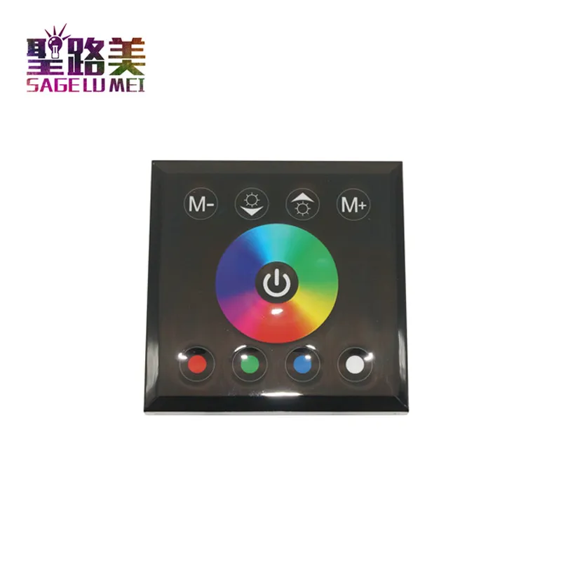Настенный выключатель DC12V 24V 86 контроллер сенсорной панели RGB RGBW Одноцветный для