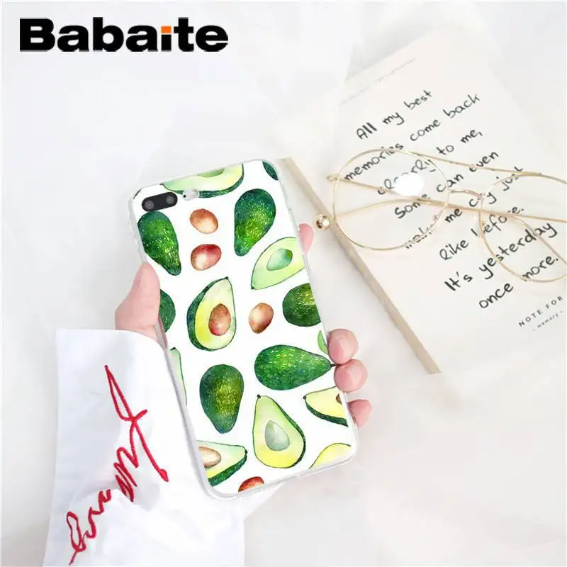 A12 Babaite чехол с принтом авокадо мягкий чехол для телефона для iPhone 8 7 6 6S Plus 5 5S SE XR X XS MAX 10 11 11pro 11promax Coque Shell - Цвет: A12