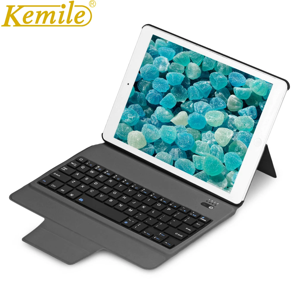 Kemile ультра тонкий магнитный держатель кожаный чехол Bluetooth клавиатура для iPad Mini 4