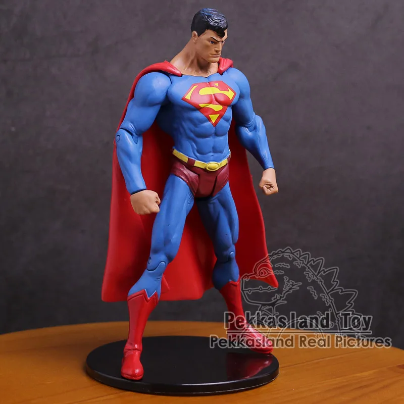 DC Comics Супер Герой Супермен подвижная ПВХ фигурка Коллекционная модель игрушки