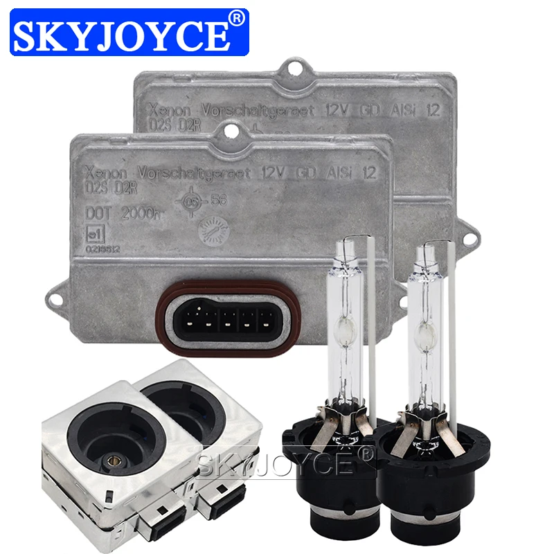 Комплект ксеноновых фар SKYJOYCE 35 Вт ксеноновые лампы D2S HID 4300K 5000K 6000K D2R D4S D4R балласт