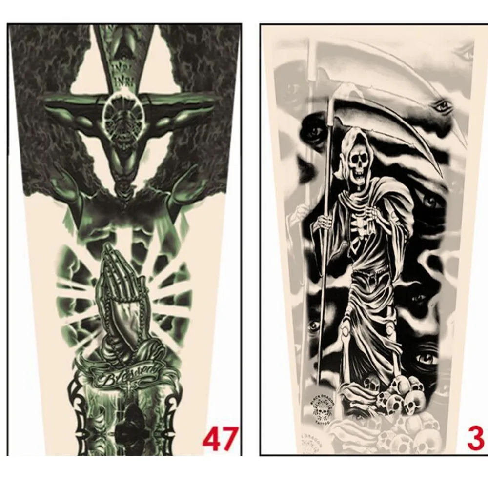 Новинка 2019 модные рукава для татуировок унисекс защита от ультрафиолета