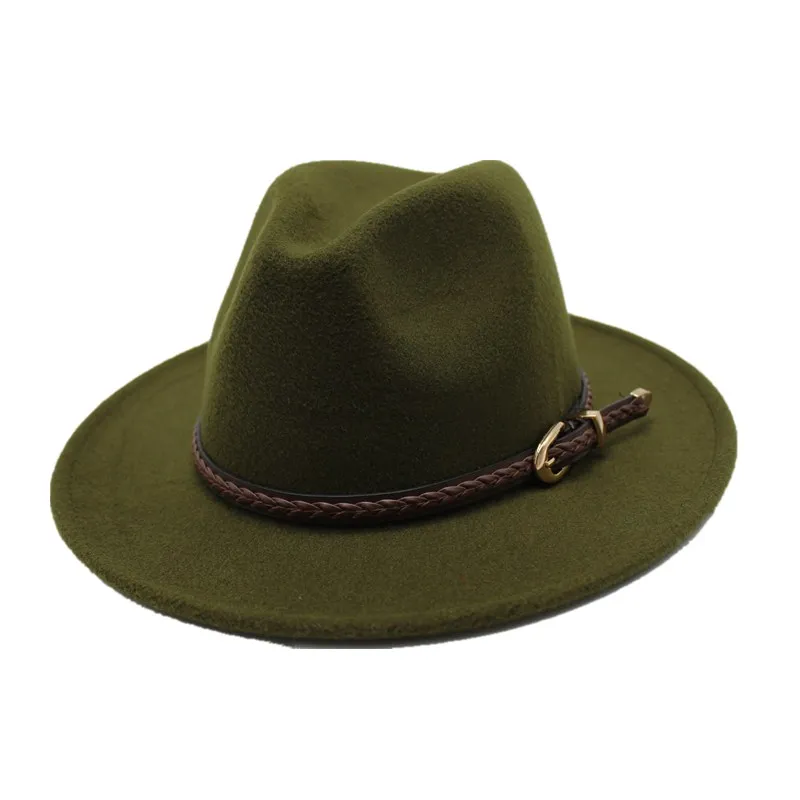 Осенне-зимняя мужская фетровая шляпа oZyc Классическая шерстяная sombrero