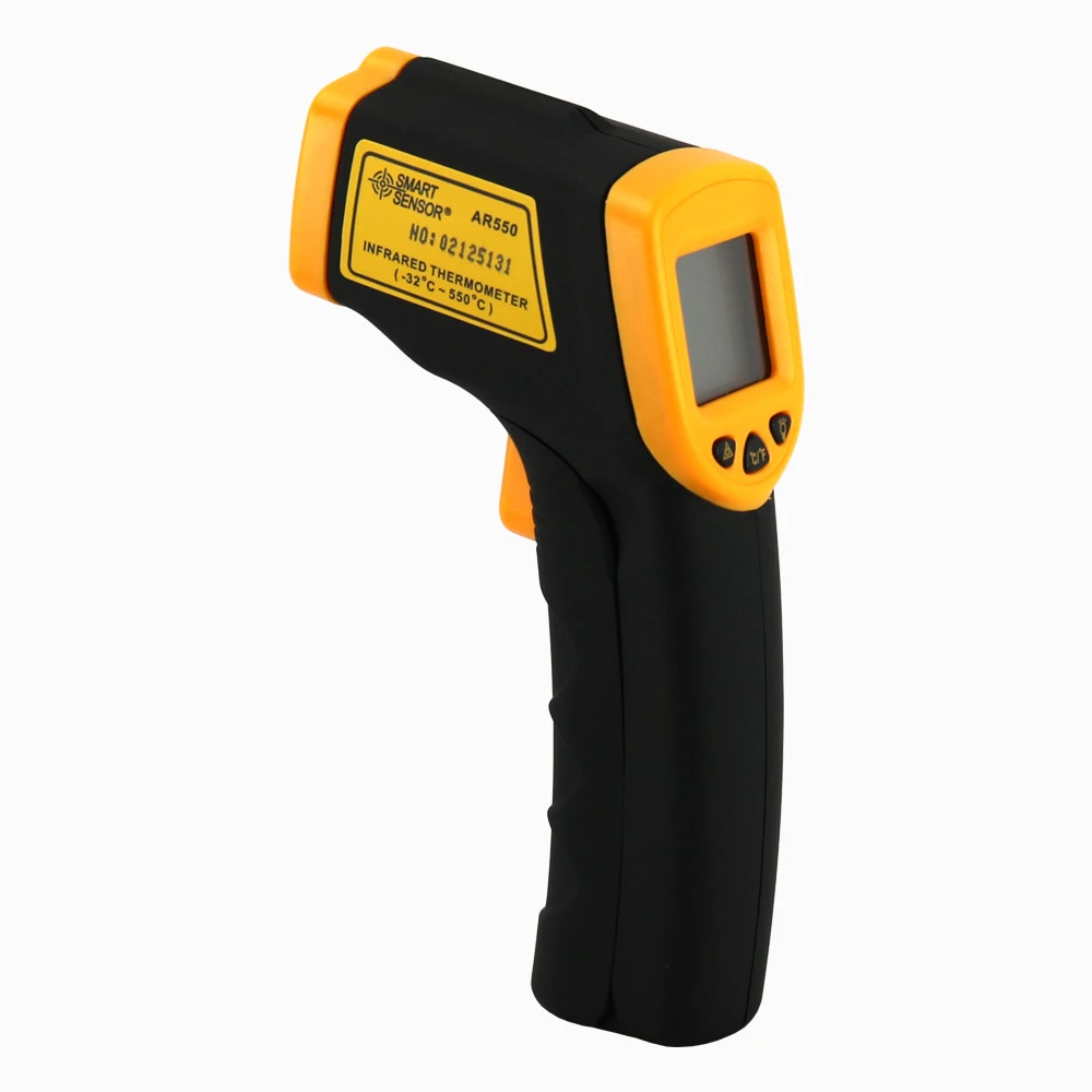 Бесконтактный ИК-цифровой инфракрасный термометр SmartSensor AR550-32 ~ 550C (-26 1022F) точечный