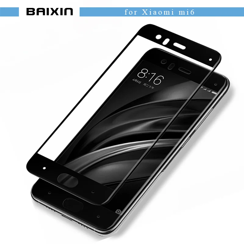 Защитный экран baixin для Xiaomi mi 6 5 15 дюйма 3D закаленное стекло xiaomi mi6 защитное
