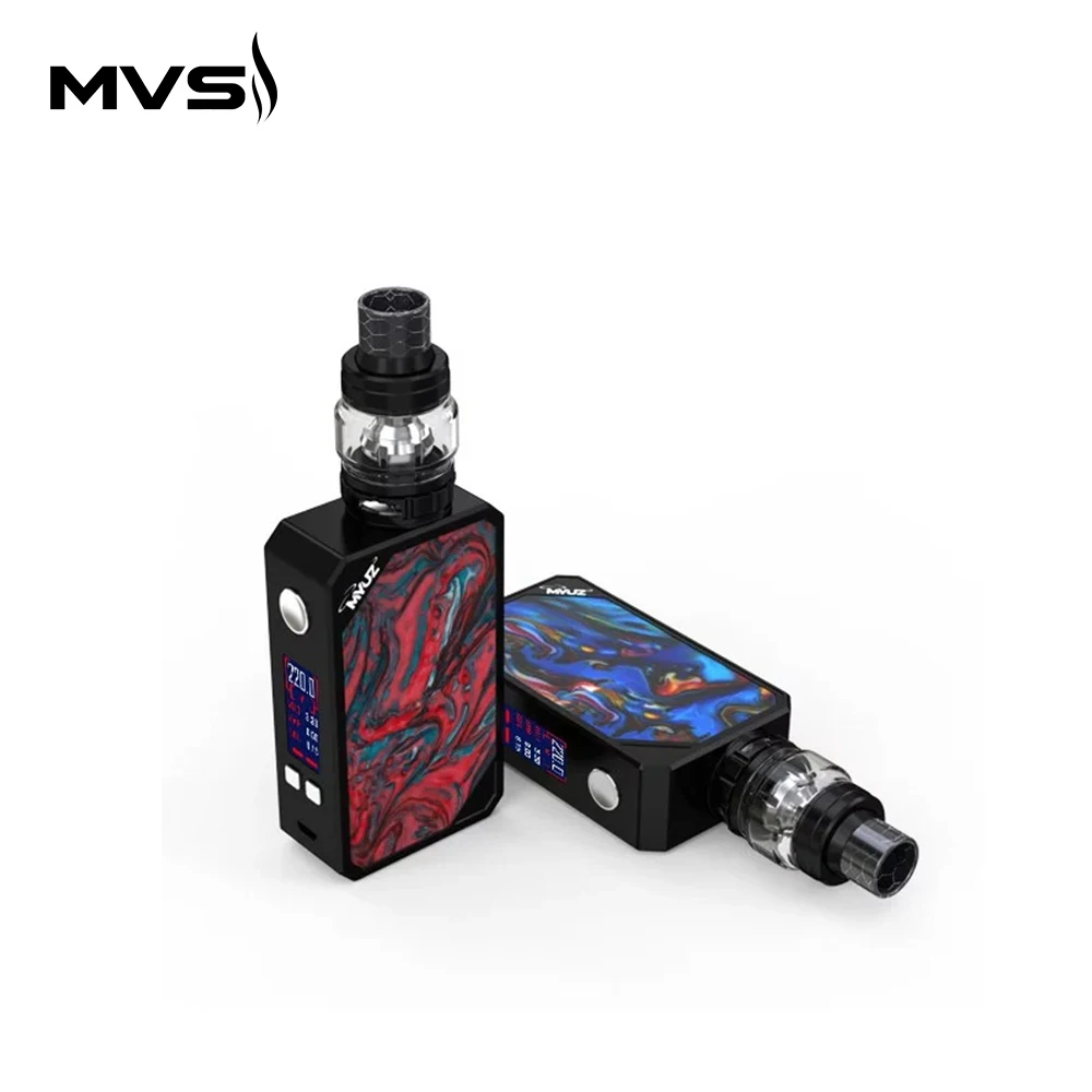 Оригинальный MyVapors Myuz SS5 комплект 220 Вт с 6 5 мл атомайзер S5 M 0.15ohm/S5 N 0.2ohm Головка