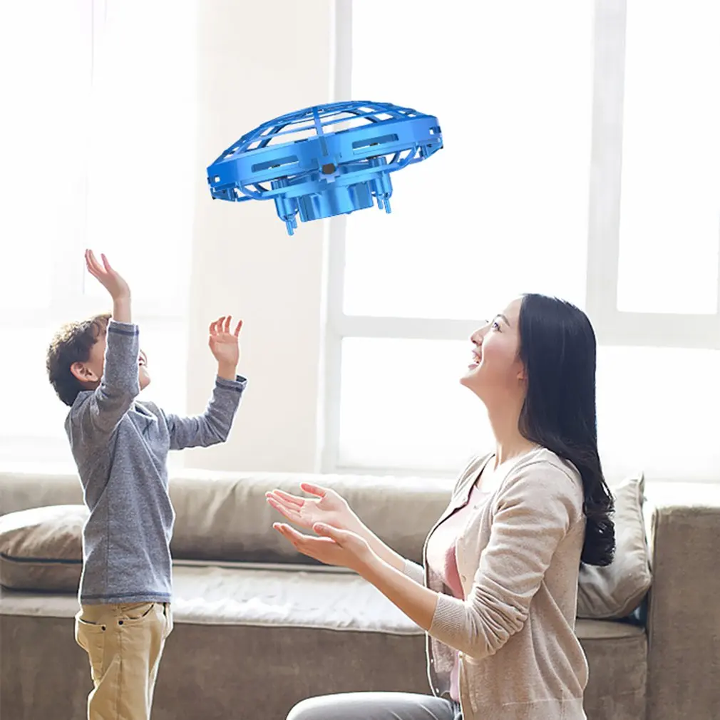 Мини Радиоуправляемый Дрон 4CH инфракрасная Индукция RC Квадрокоптер гироскоп