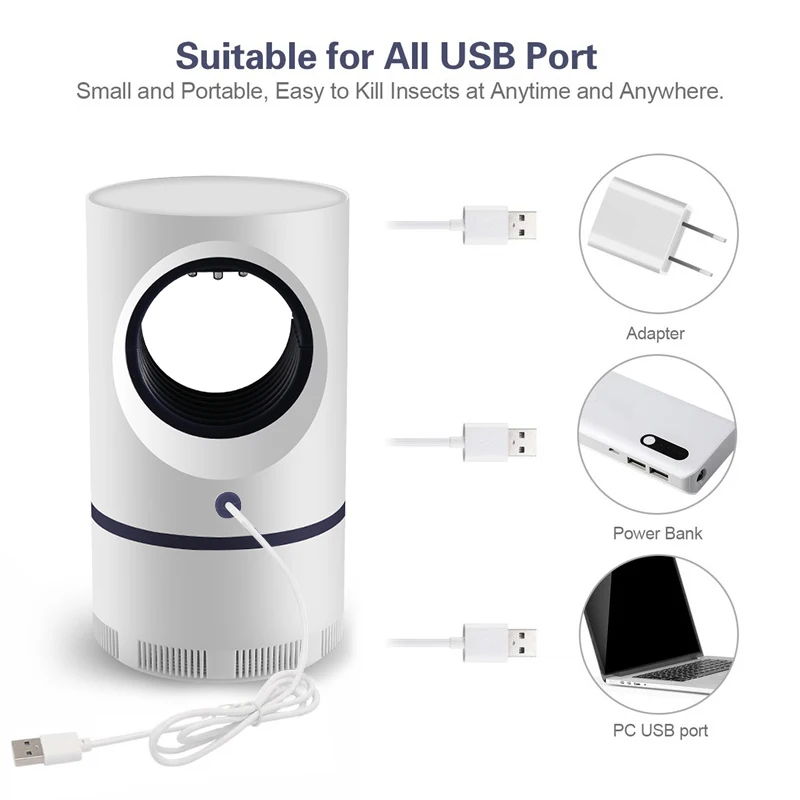 Goodland лампа от комаров электрическая ловушка от комаров против насекомых Zapper USB СВЕТОДИОДНЫЙ светильник от насекомых для улицы