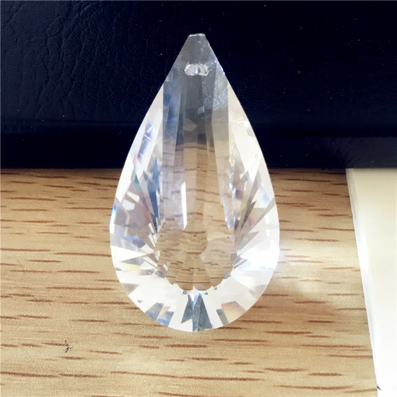 Machine Cut 10pcs/Lot 63mm Crystal Drop Prism Chandelier Lamp Trimming Parts For Living Room Decor Free Shipping | Лампы и освещение