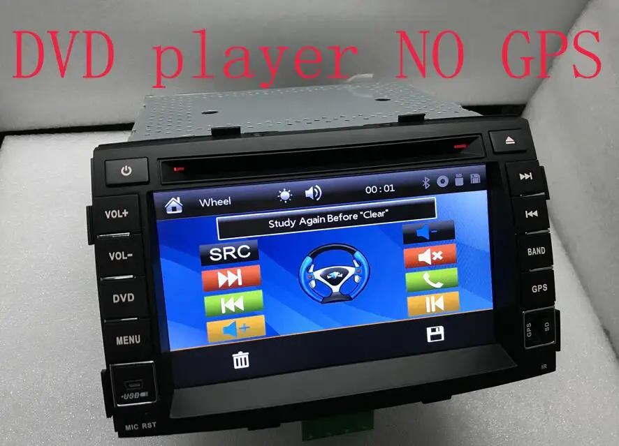 no gps BYNCG русскоязычное меню " Автомобильный dvd-плеер для kia Sorento 2010-2012 с 2 din автомобильная навигация gps Радио ТВ USB BT 8 Гб карта - Цвет: no gps
