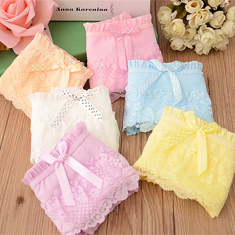 

Women panties lovely lady cotton lace underwear thongs bragas underwear women briefs wholesale 238