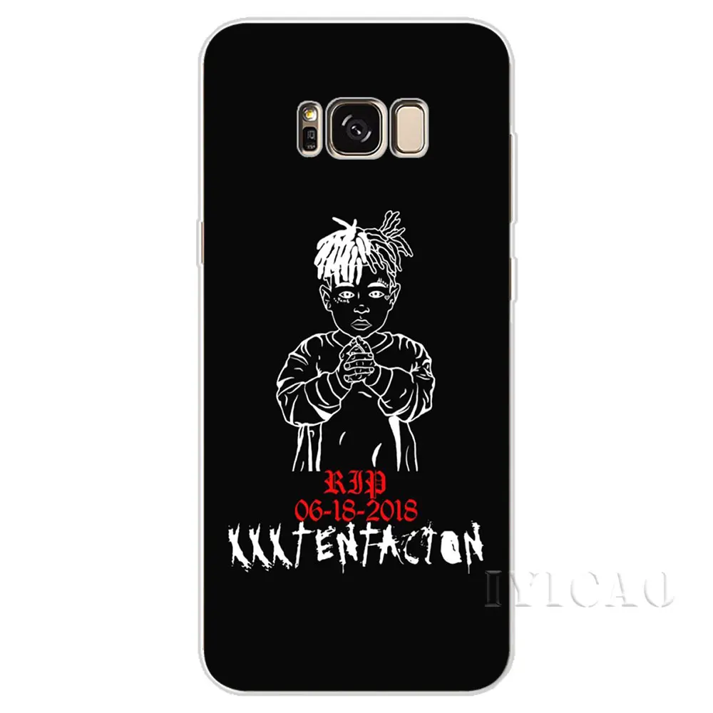 IYICAO в стиле хип хоп и рэп xxxtentacion жесткий чехол для Samsung Galaxy S6 S7 край S8 S9 S10 плюс S10e Note
